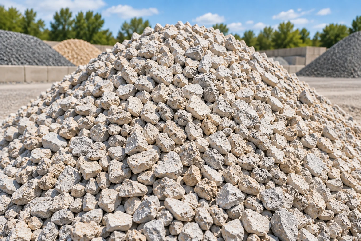 Limestone Gravel material category